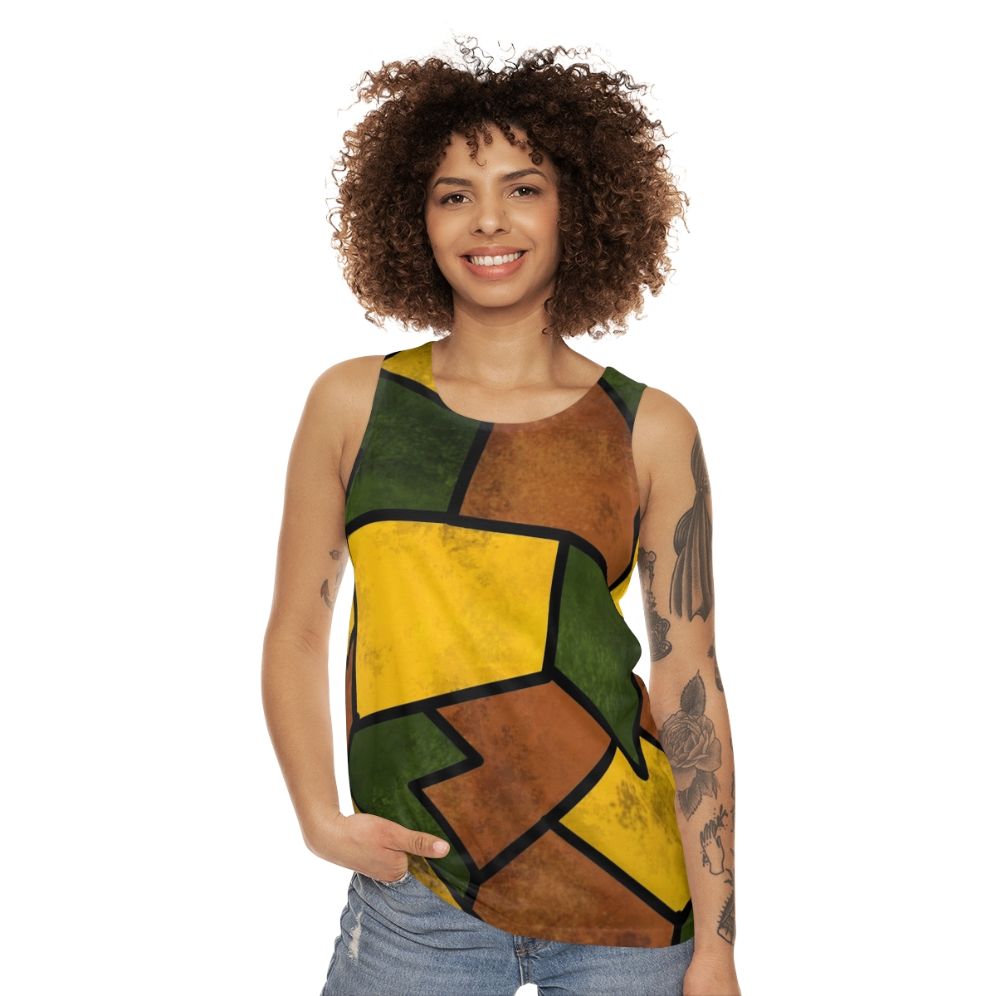 Unisex WW1 German Imperial Camouflage Pattern Tank Top - women