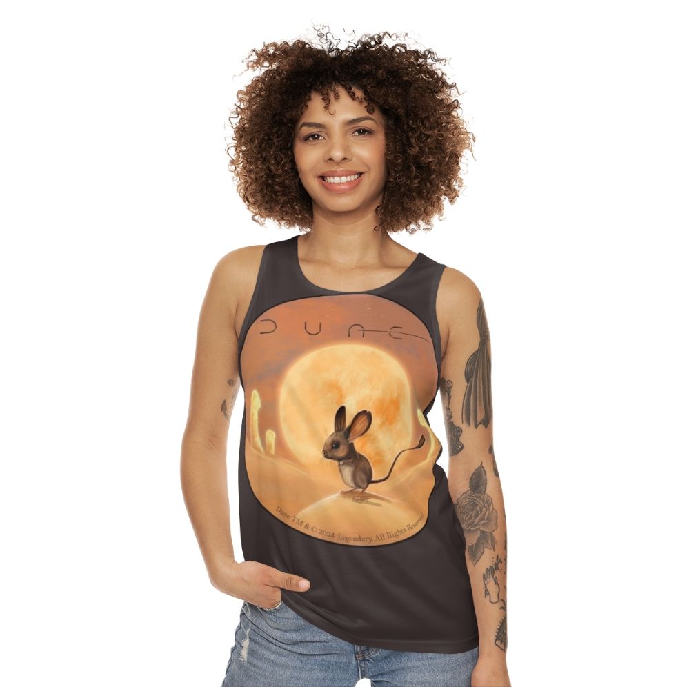 Dune movie inspired unisex tank top - women