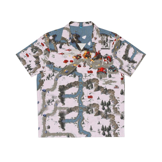 Red Alert Hawaiian Shirt for Gamers