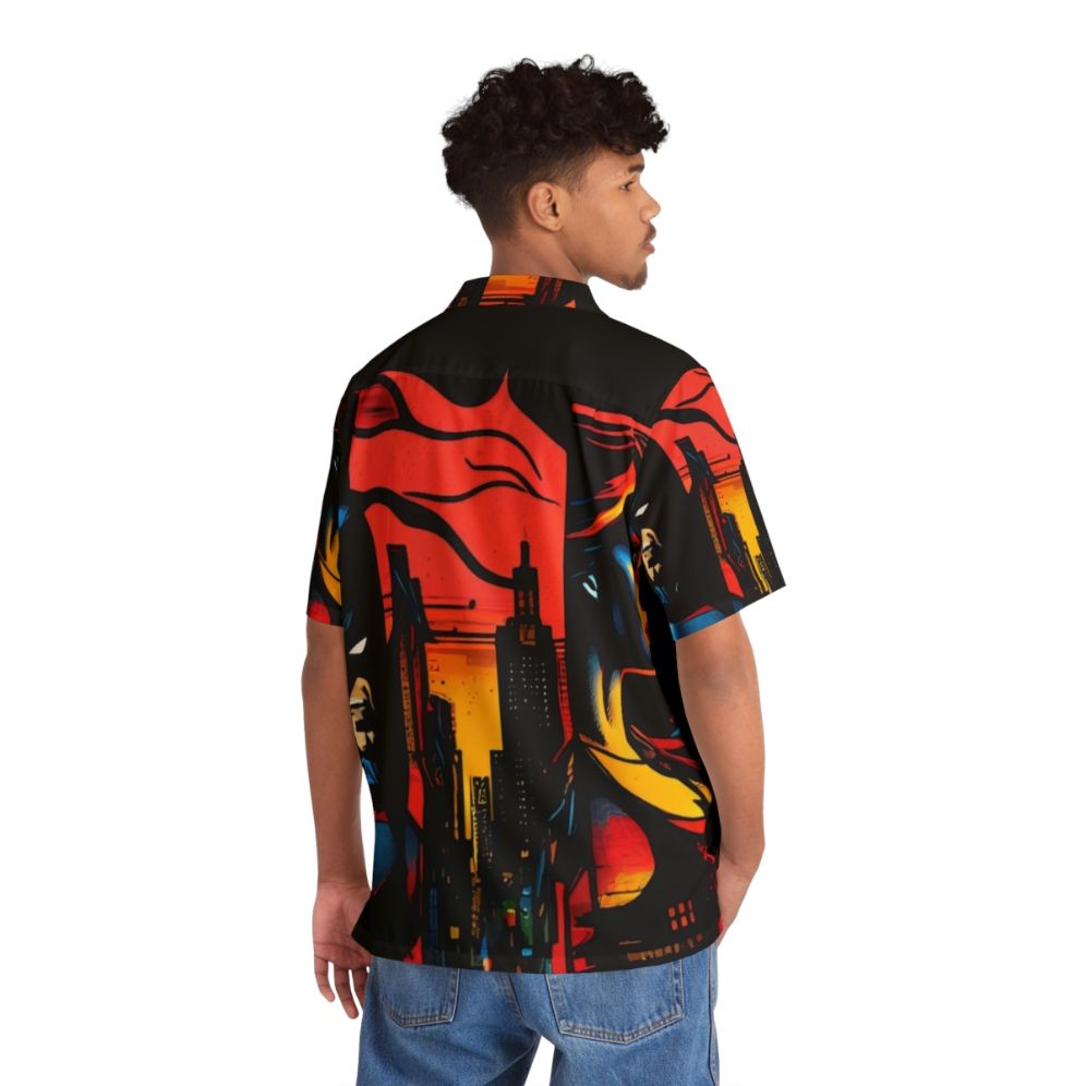 Iconic superhero-themed Hawaiian shirt - People Back