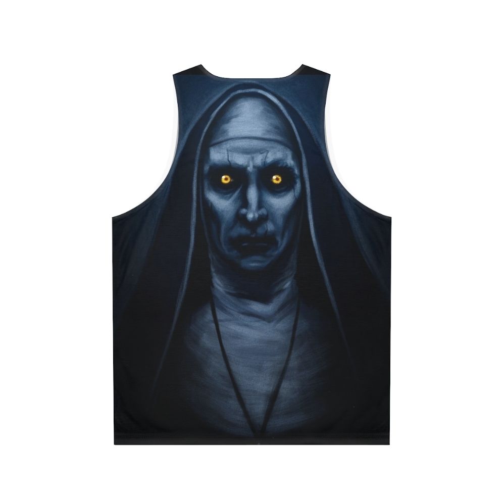 Valak painting unisex horror tank top - Back