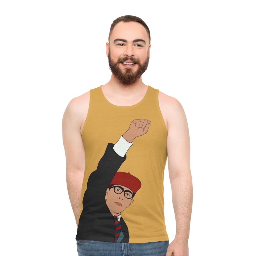 Rushmore Unisex Minimalist Movie Tank Top - men