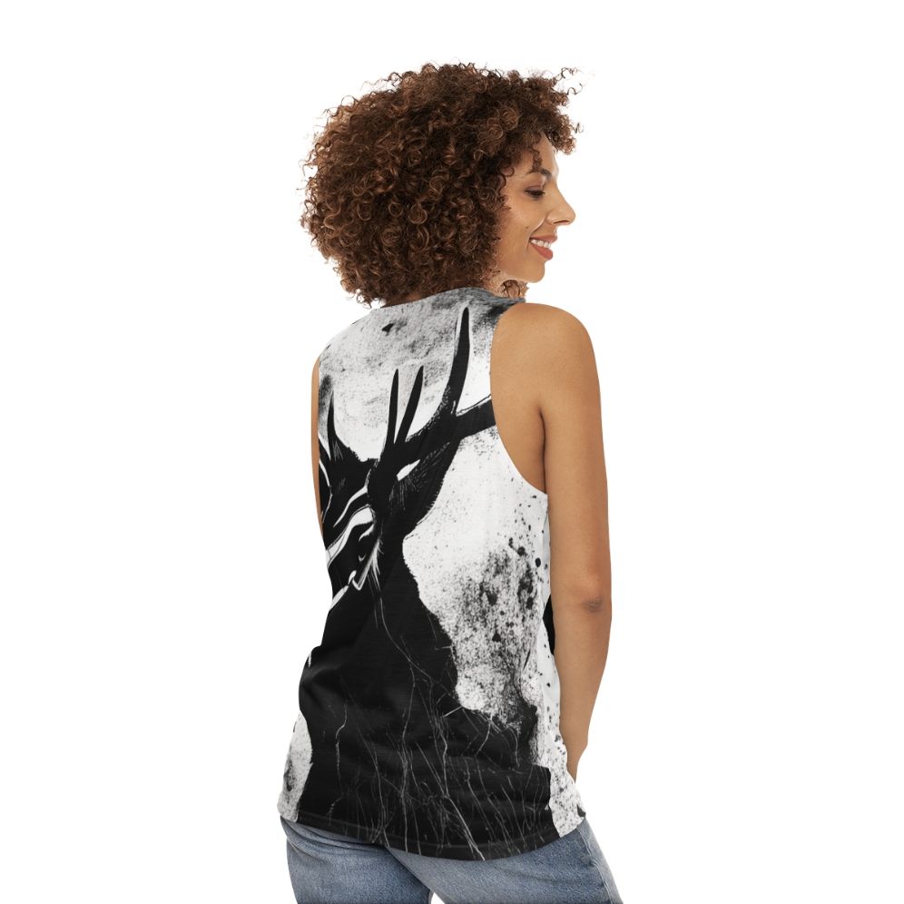 Stag Unisex Tank Top - women back