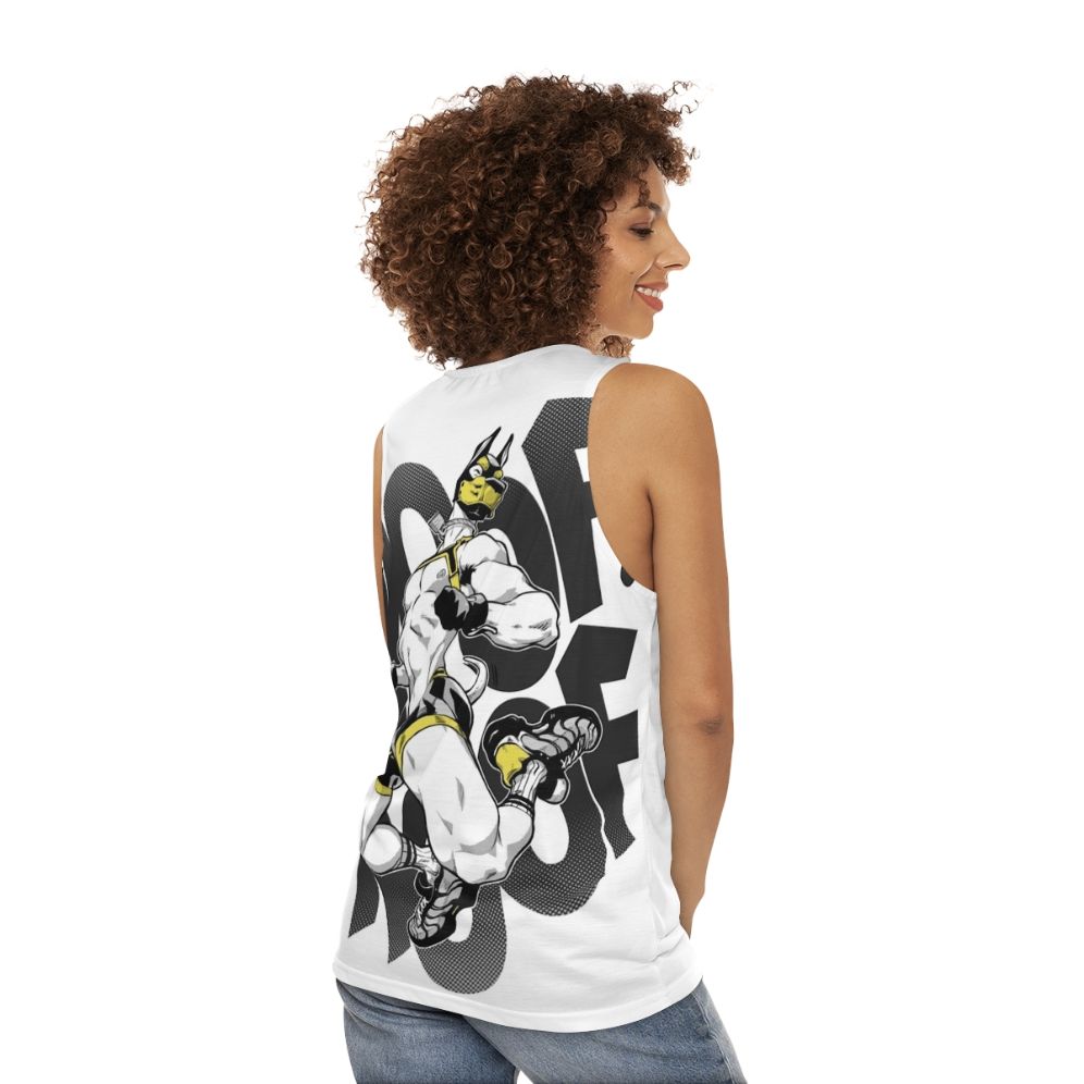 Unisex Puppy Play Tank Top - women back