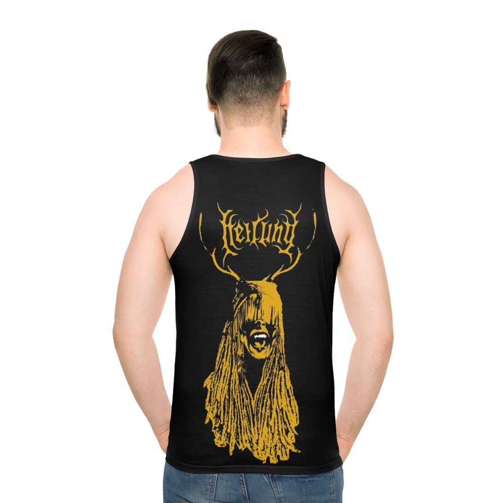 Tribal inspired Maria from Heilung unisex tank top - men back