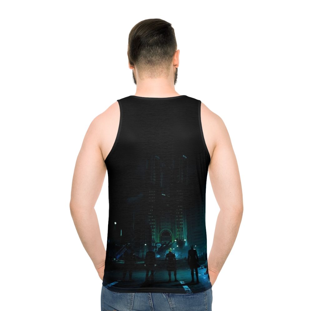 Glaive unisex final fantasy JRPG gaming tank top - men back