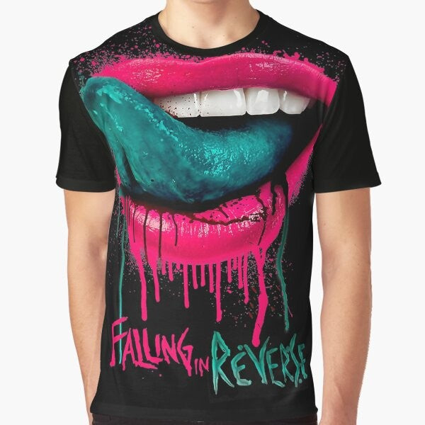 Falling In Reverse Lips Graphic T-Shirt