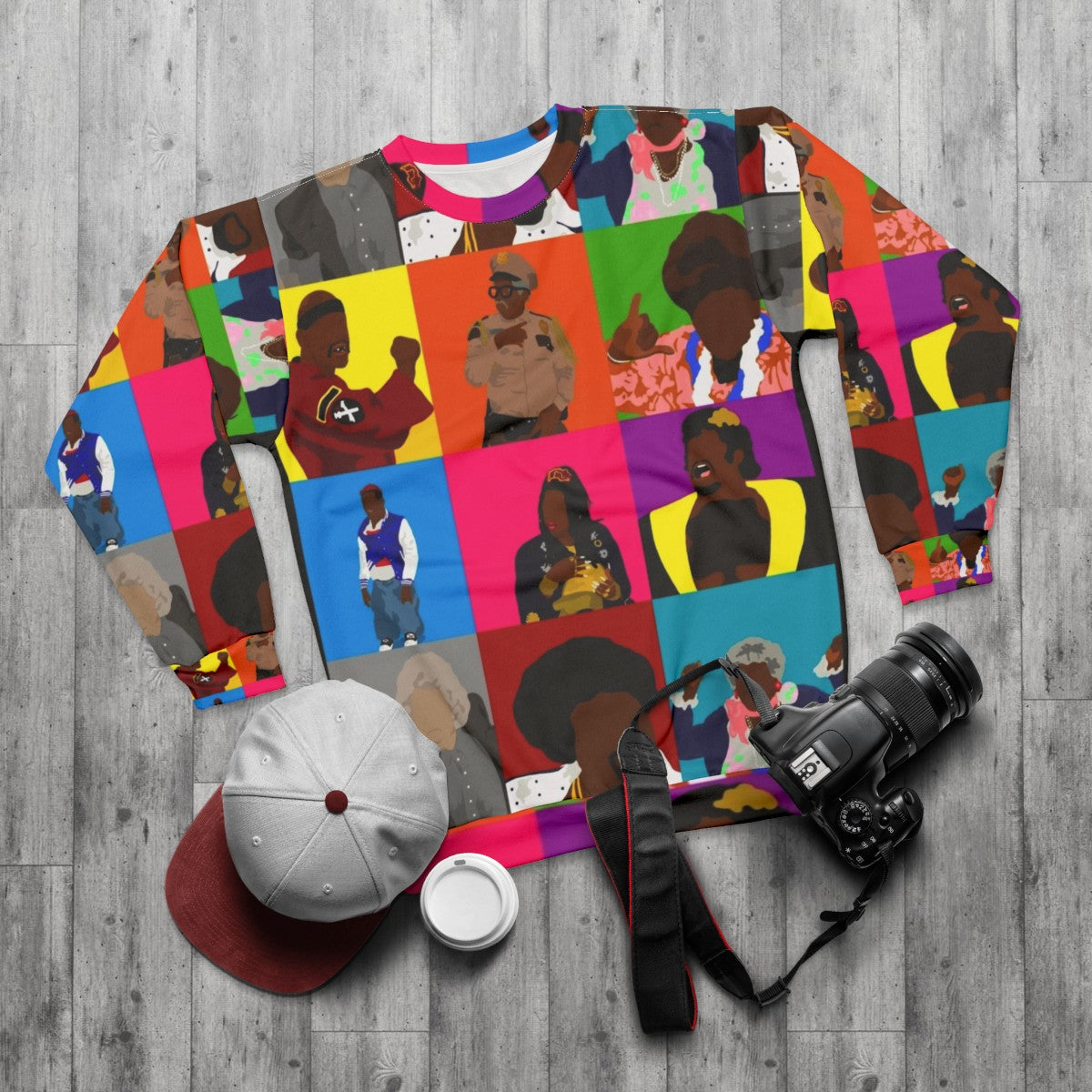 Retro '90s "You So Crazy" Sweatshirt - flat lay