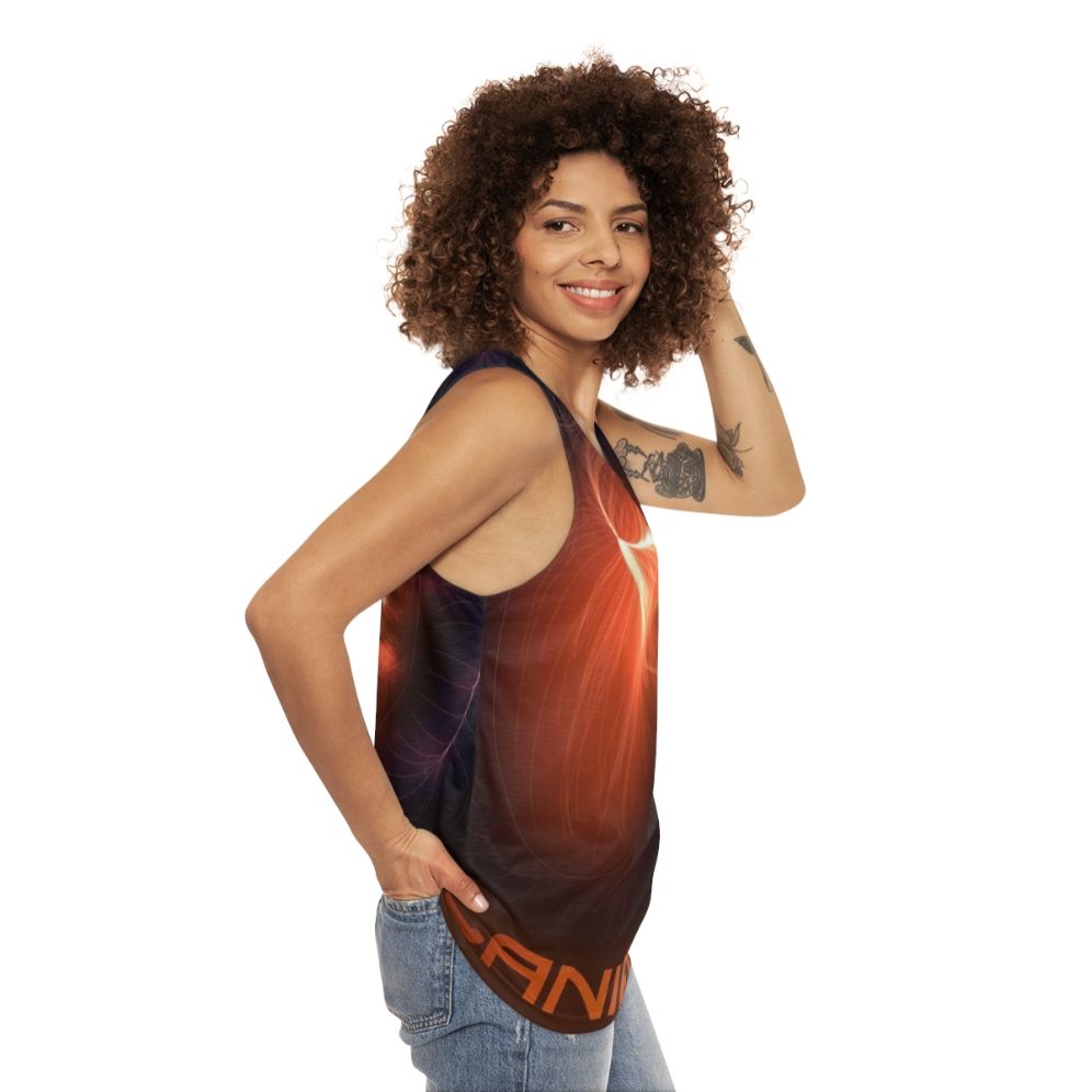 Laniakea Galaxy Unisex Tank Top - women side