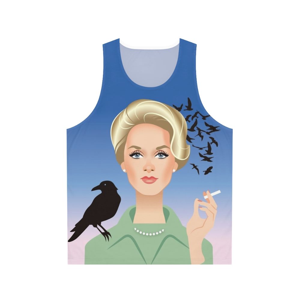 Tippi Unisex Tank Top inspired by Alfred Hitchcock's classic thriller