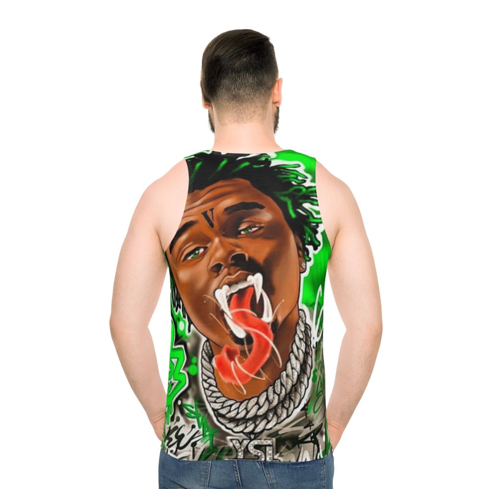 Unisex Hip Hop Drip Season Tank Top - men back