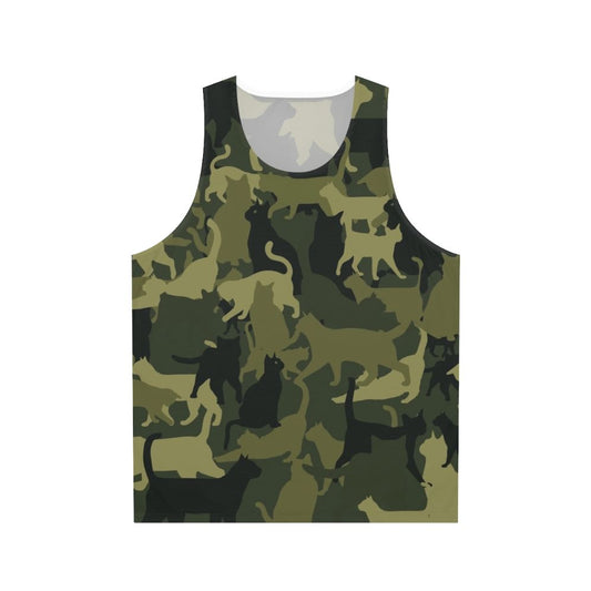 Cat Camouflage Unisex Tank Top