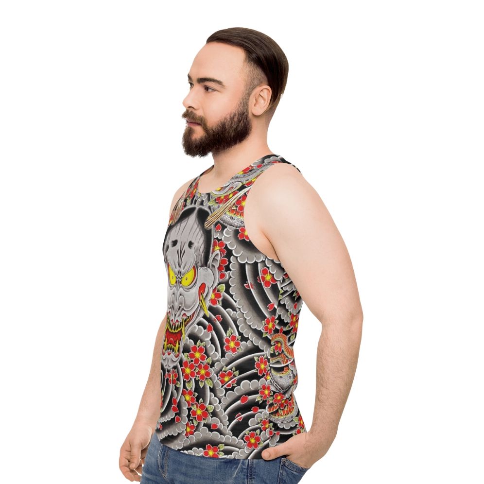 Goro Majima Hannya Yakuza 0 Unisex Tank Top - men side