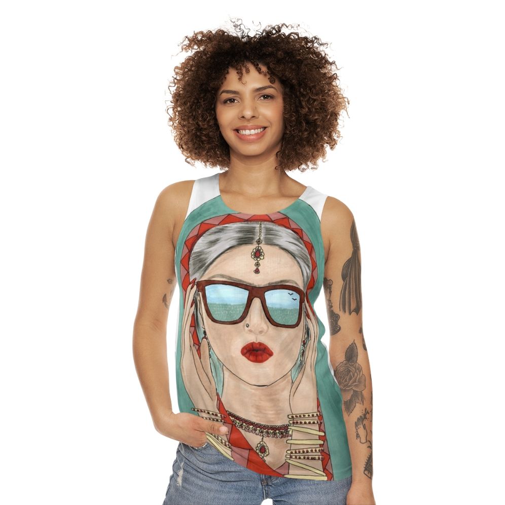 Desi Girl Unisex Tank Top - women