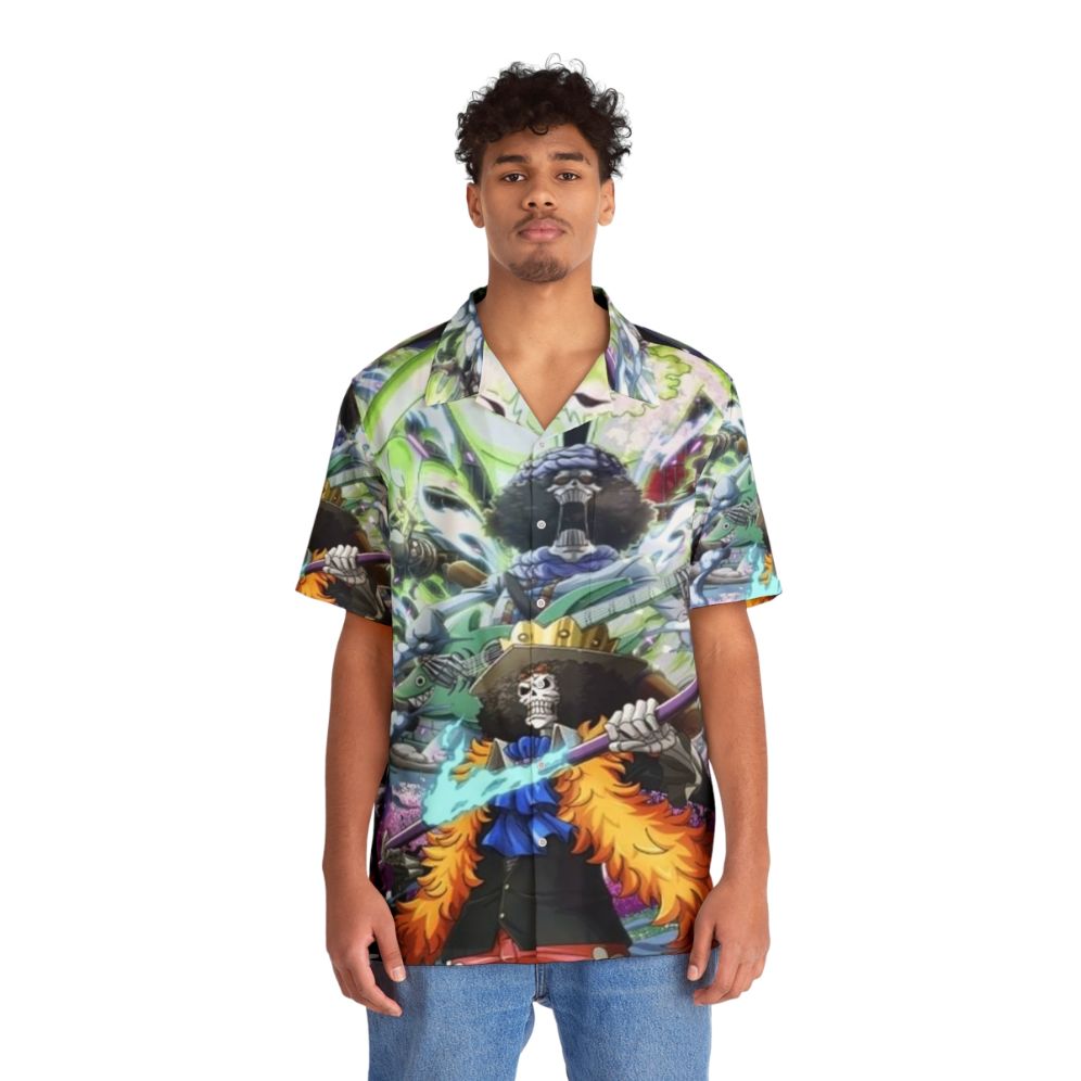 Brook One Piece Inspired Hawaiian Shirt - People Front