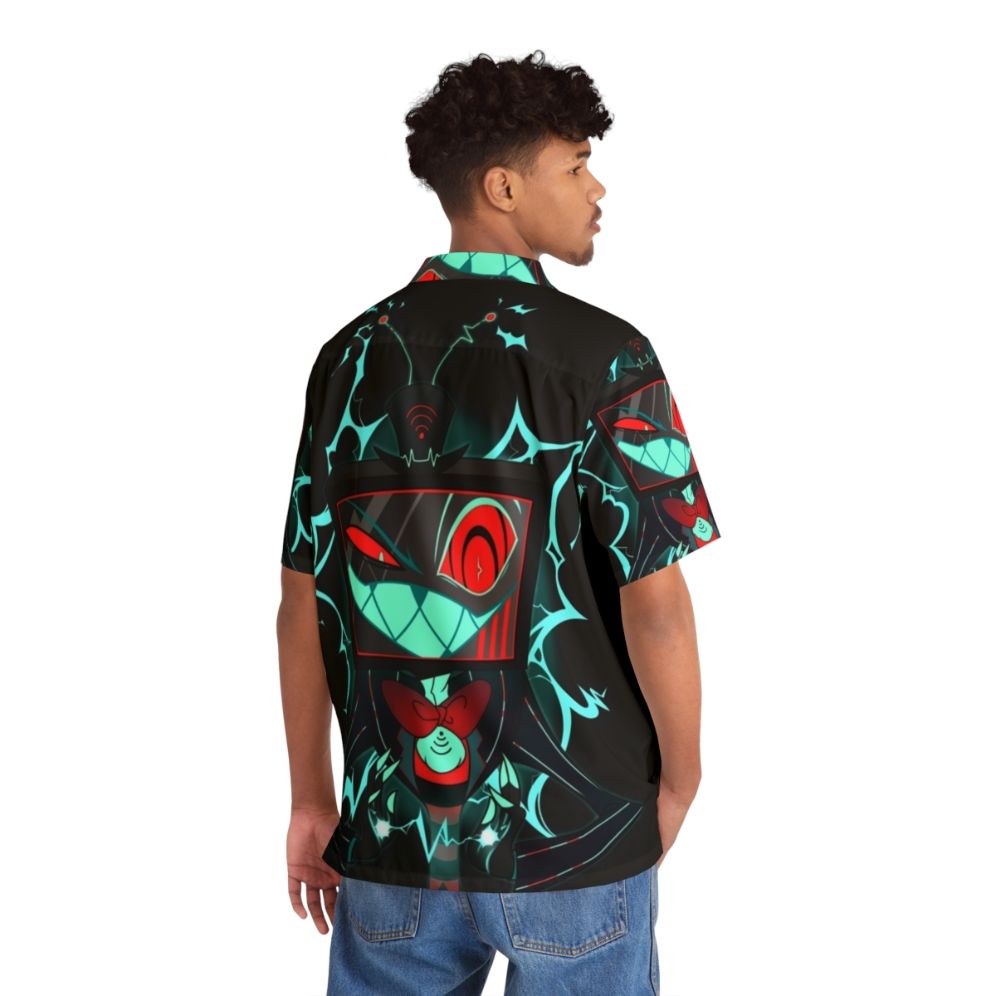 Vox Hawaiian Shirt featuring Hazbin Hotel character designs - People Back