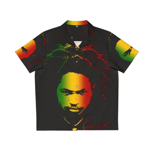 Rasta Hawaiian Silk Shirt