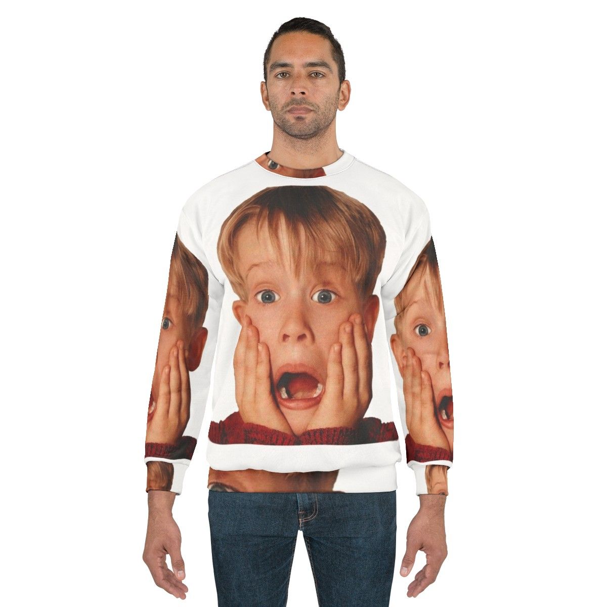 Macauly Culkin Home Alone Christmas Sweatshirt - men