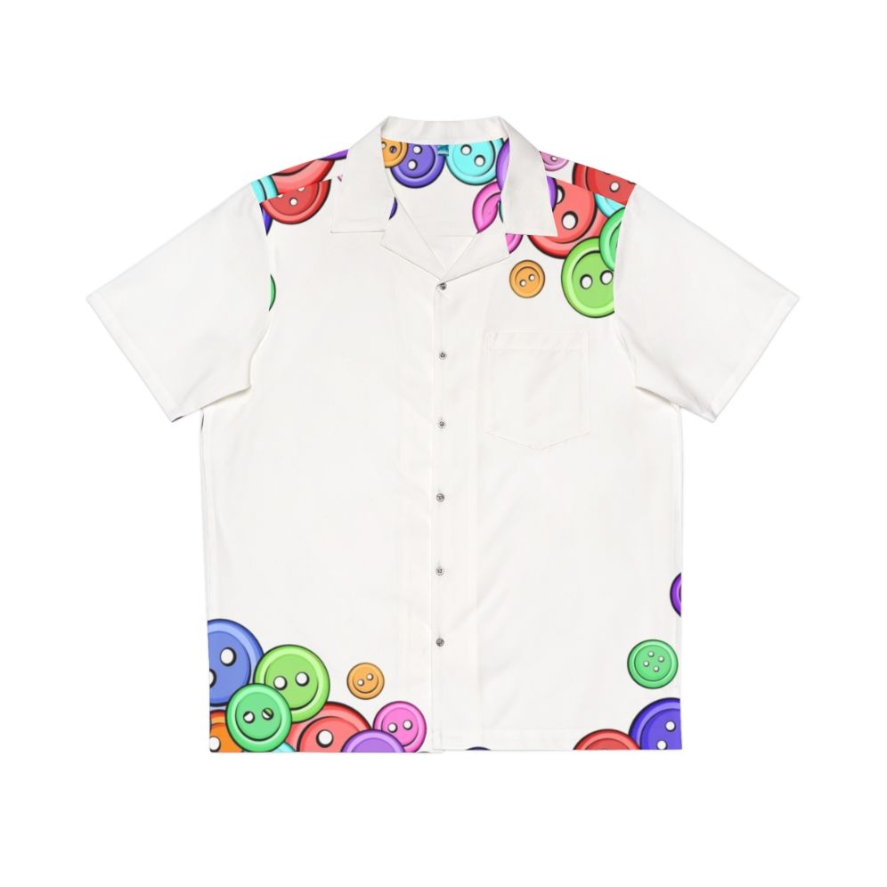 Handmade Hawaiian button-up shirt for sewing and hobbies