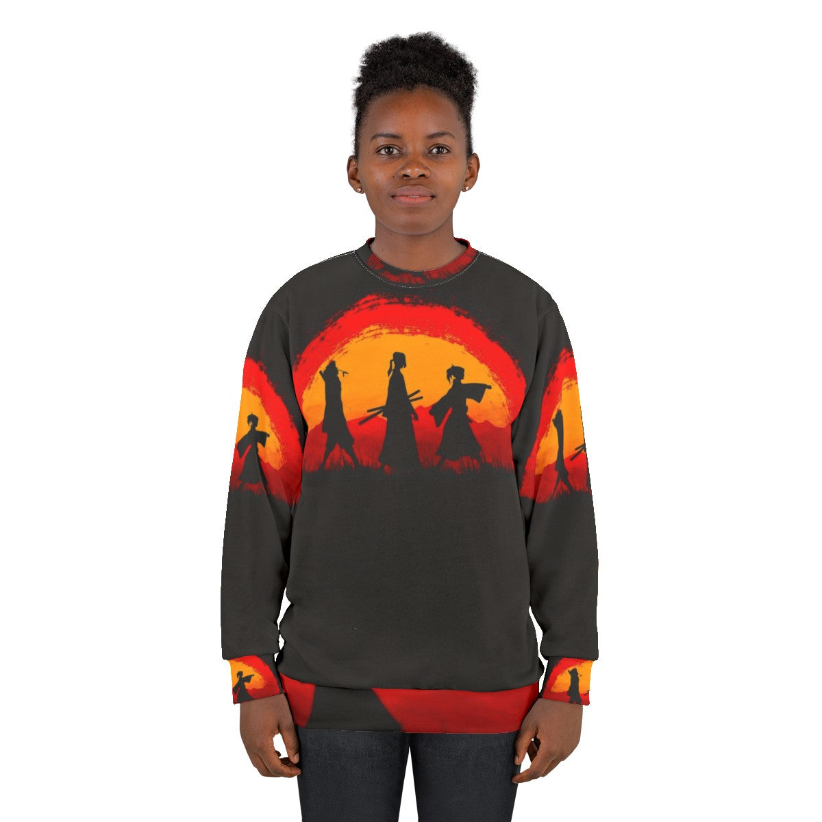 Samurai Champloo Anime Sunset Scene Sweatshirt - women