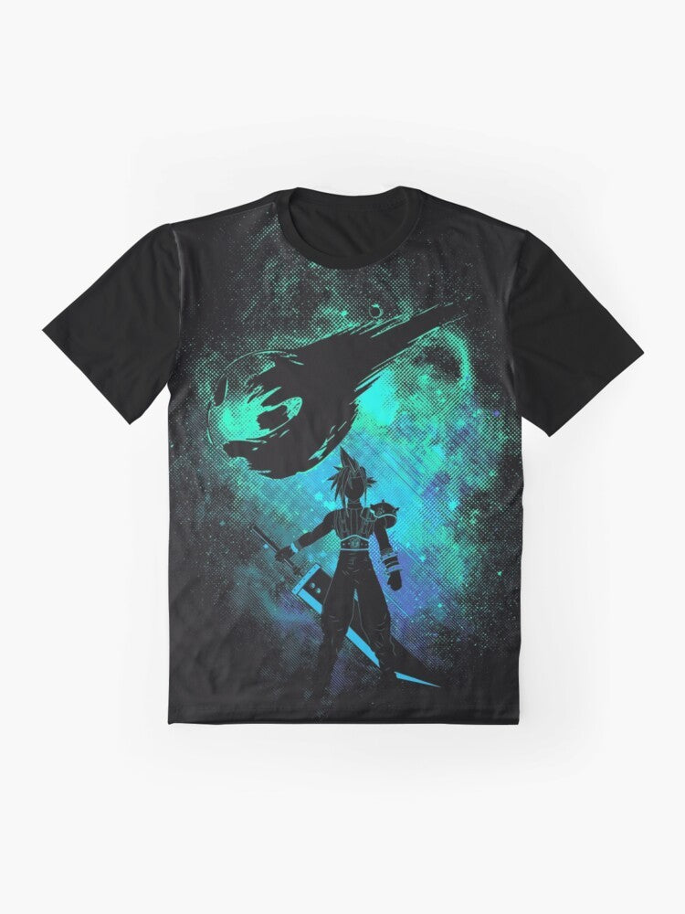 Final Fantasy FF7 Cloud Strife Graphic T-Shirt - Flat lay