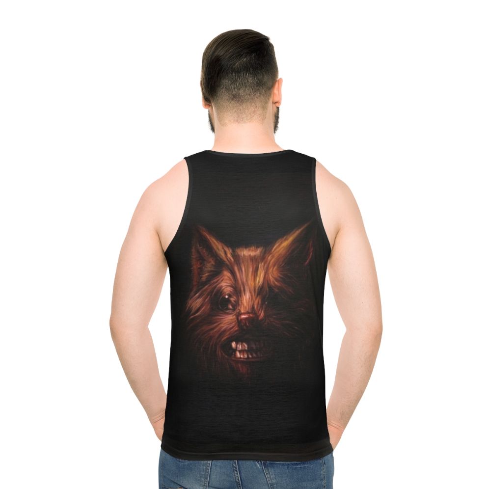 The Seer Swans unisex tank top - men back