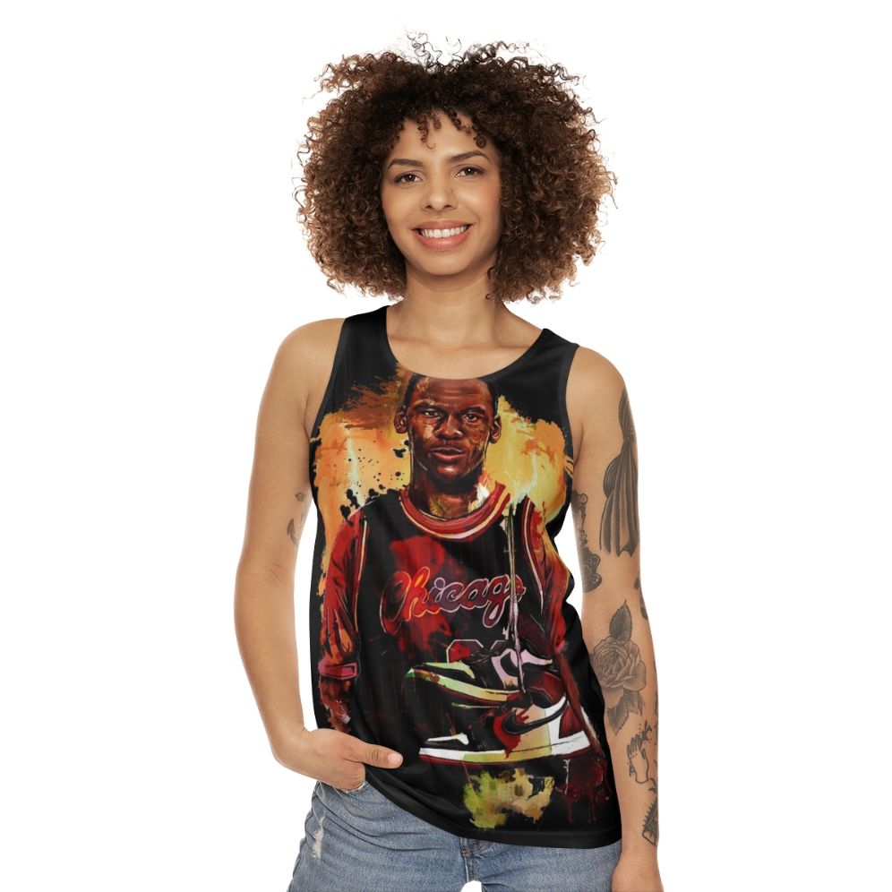 Unisex basketball tank top - women