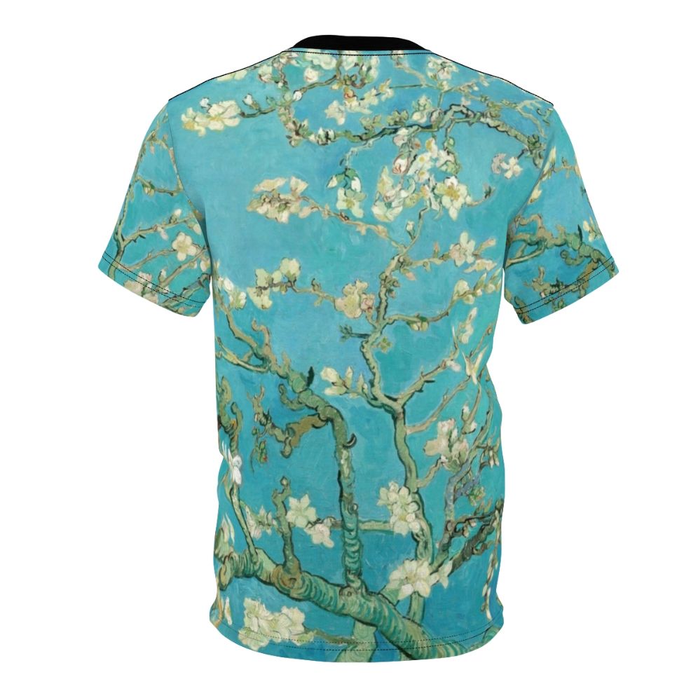 Almond blossoms inspired t-shirt featuring the iconic artwork of Vincent van Gogh - Back