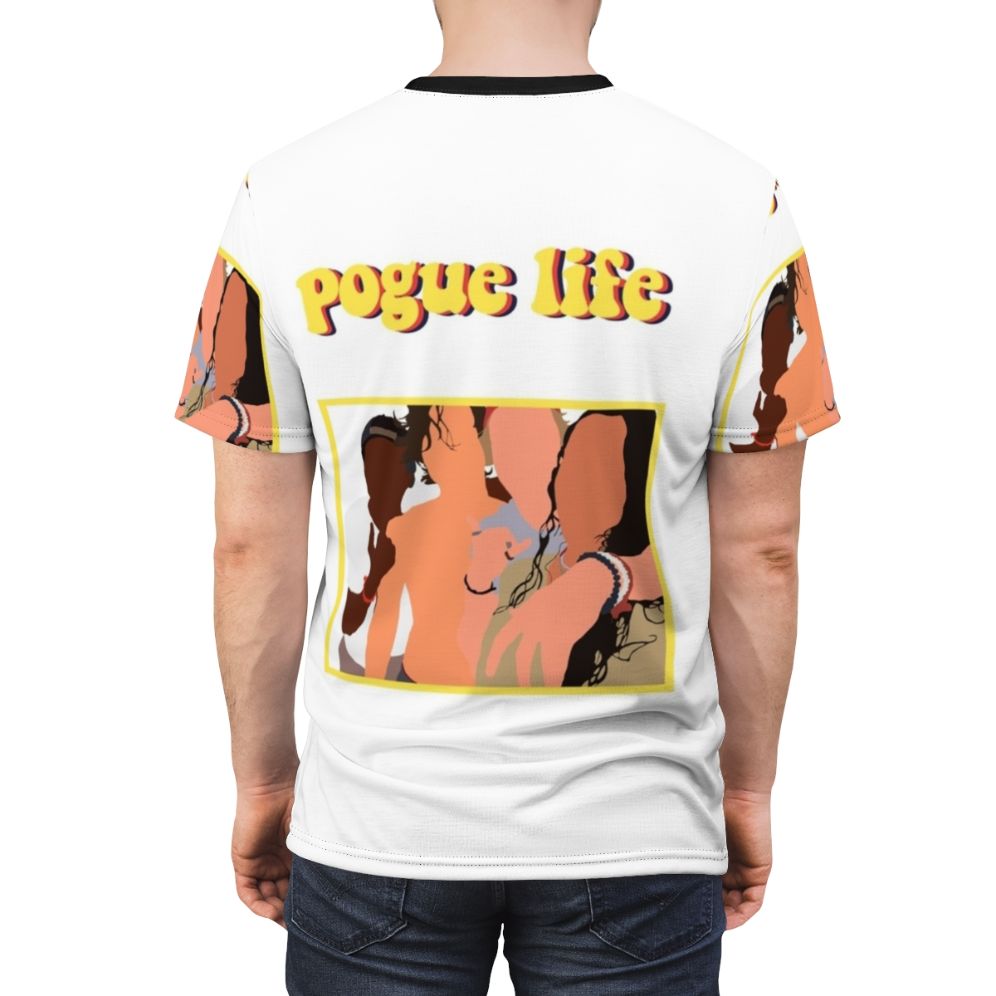 Outer Banks inspired Pogues Life AOP t-shirt with characters from the show - men back