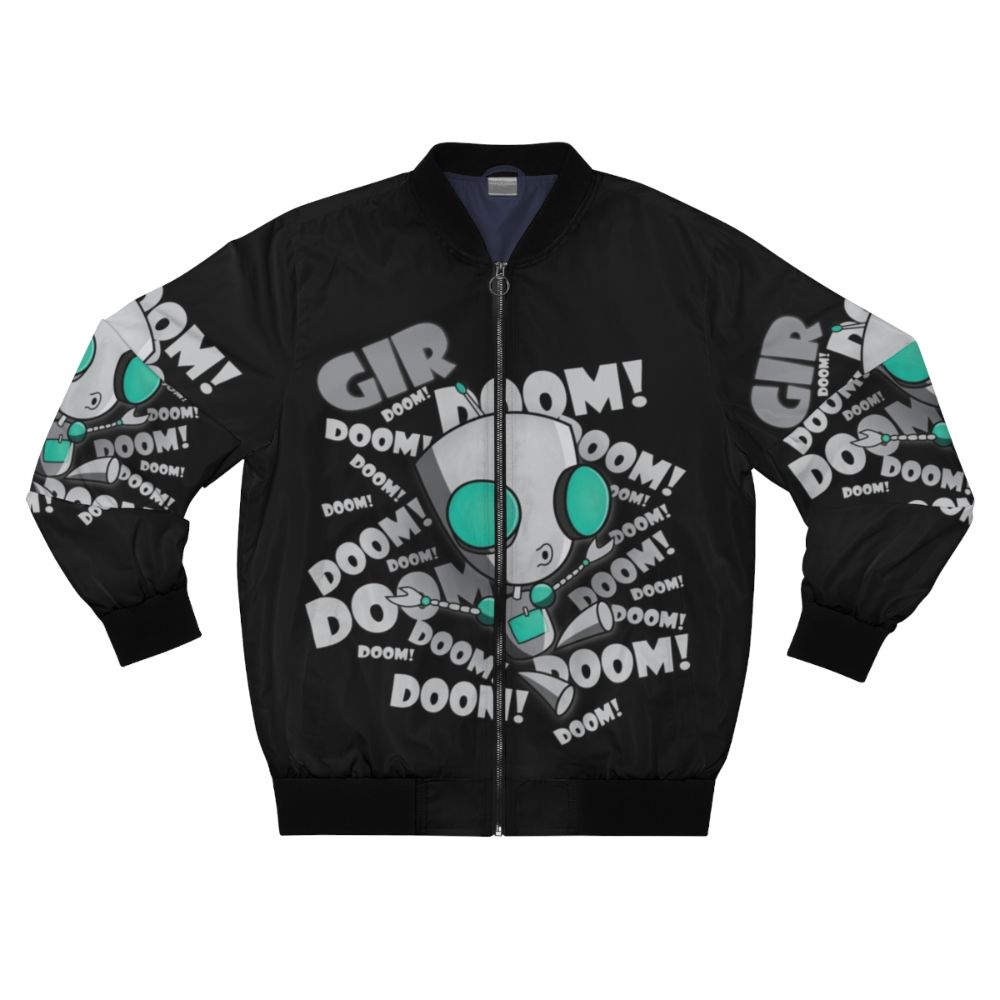 Doom Bomber Jacket featuring Gir and Invader Zim characters