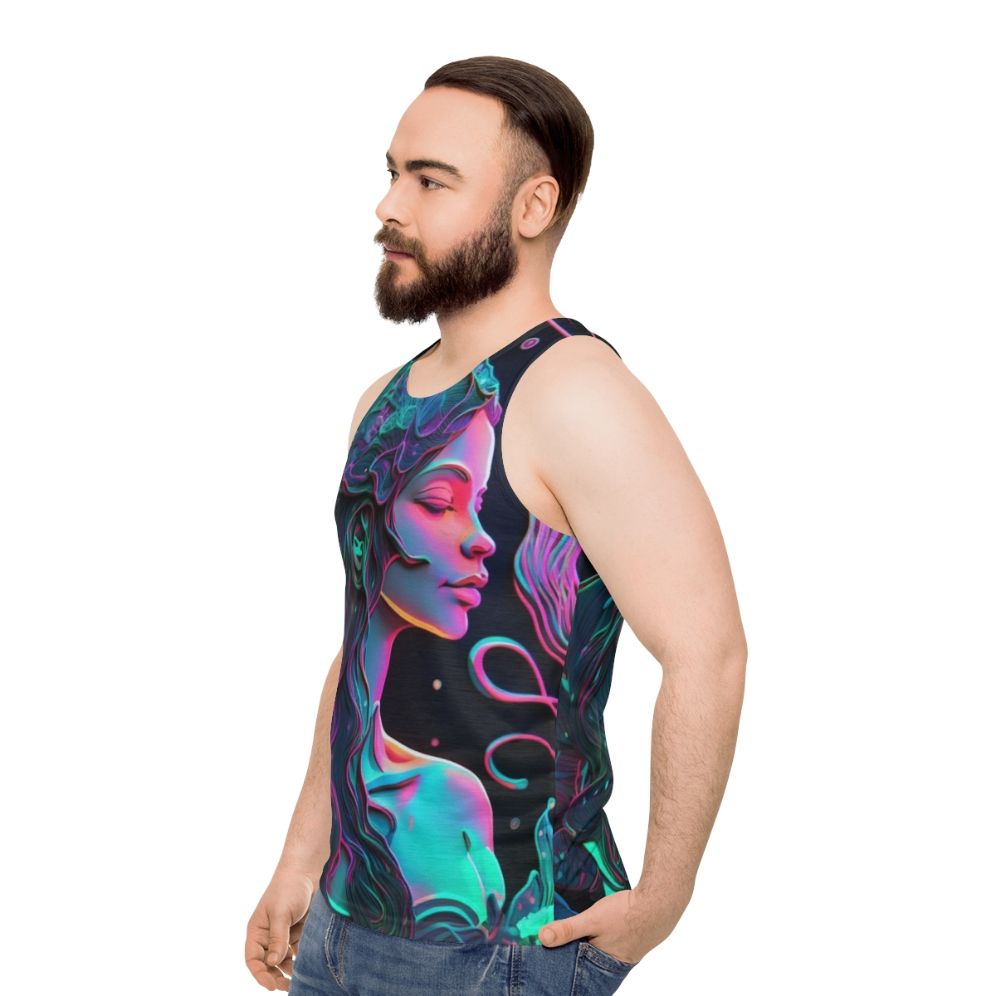 Mythical Sea Creatures Unisex Tank Top - men side