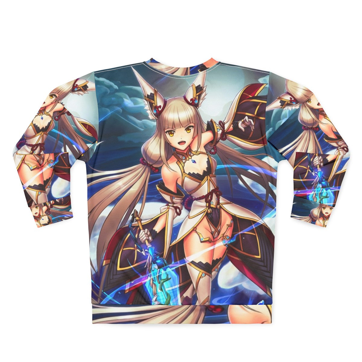 Nia Blade anime-inspired sweatshirt - Back