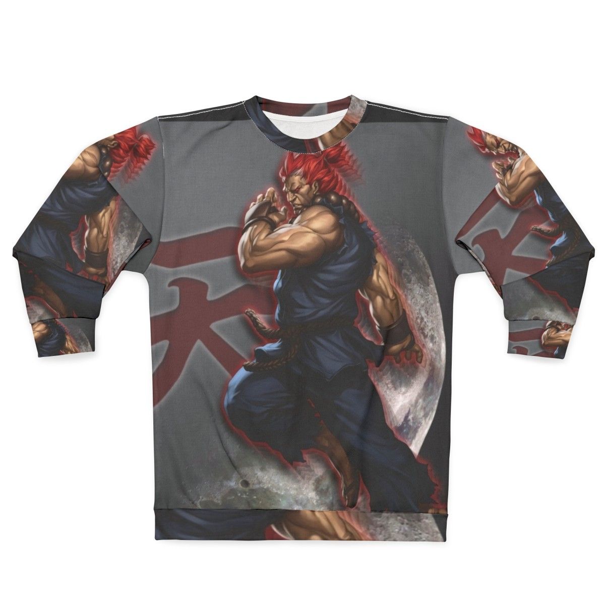 Akuma Sweatshirt - Street Fighter Fighting Game Merchandise