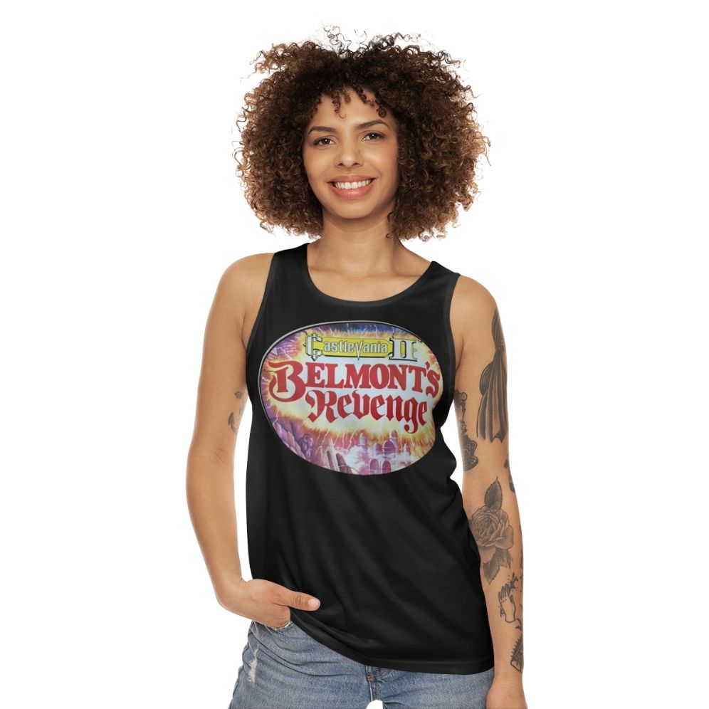 Castlevania retro gaming unisex tank top - women