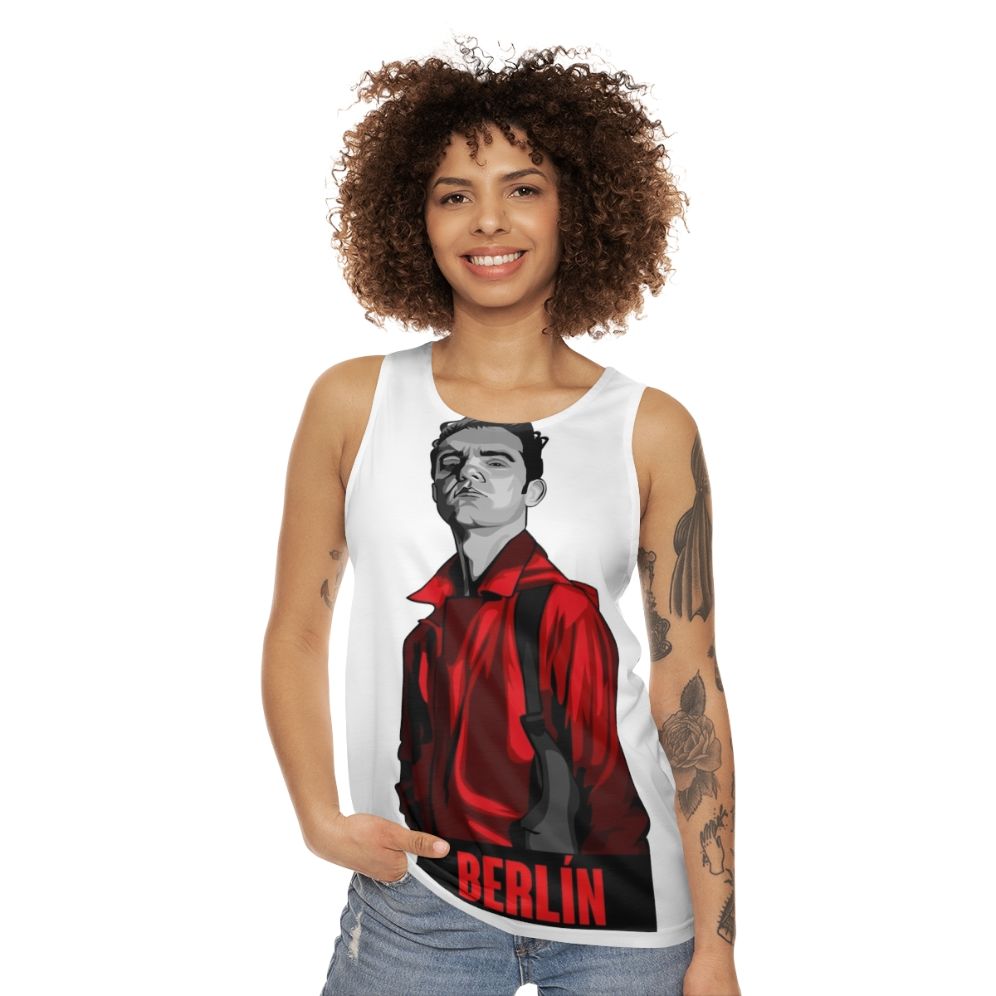 Money Heist Berlin Unisex Tank Top - women