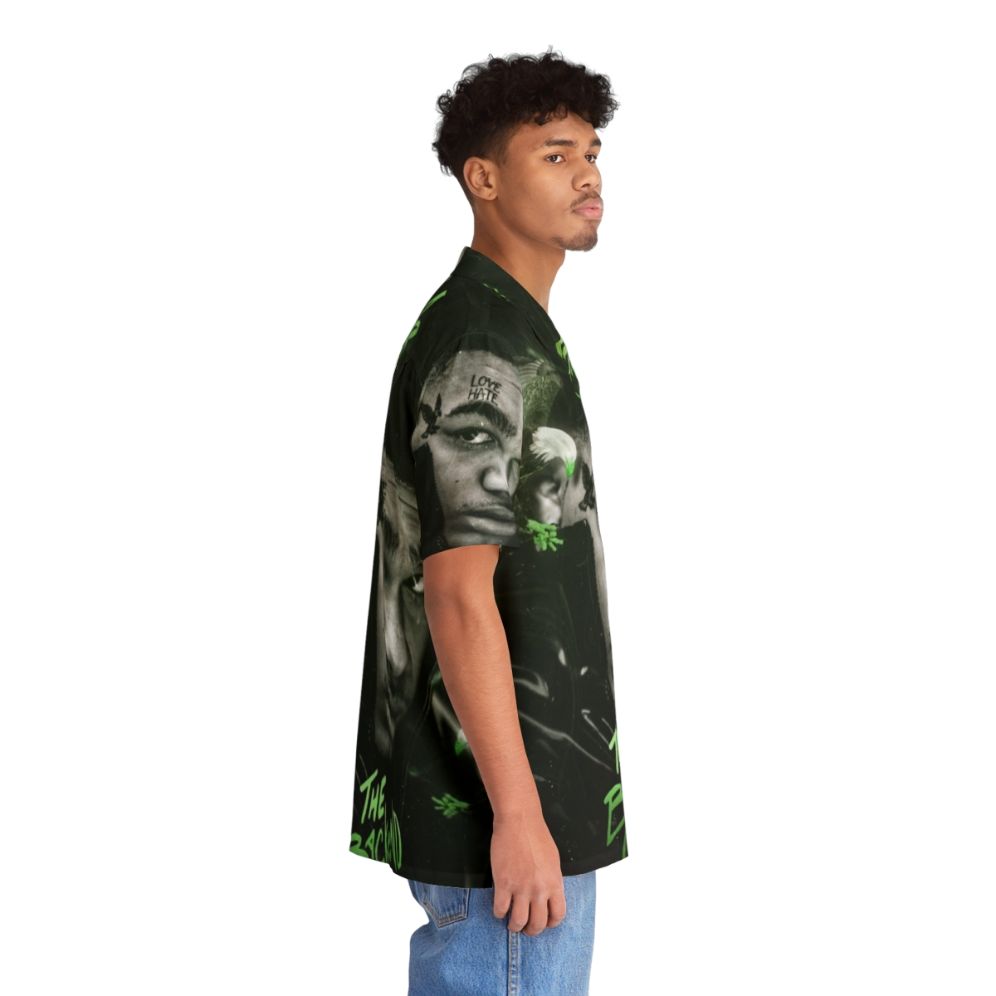 Nocap Hawaiian shirt featuring tropical patterns and vibrant colors - People Pight