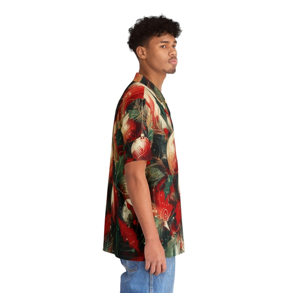 Festive Hawaiian Shirt with Christmas Decorations - People Pight