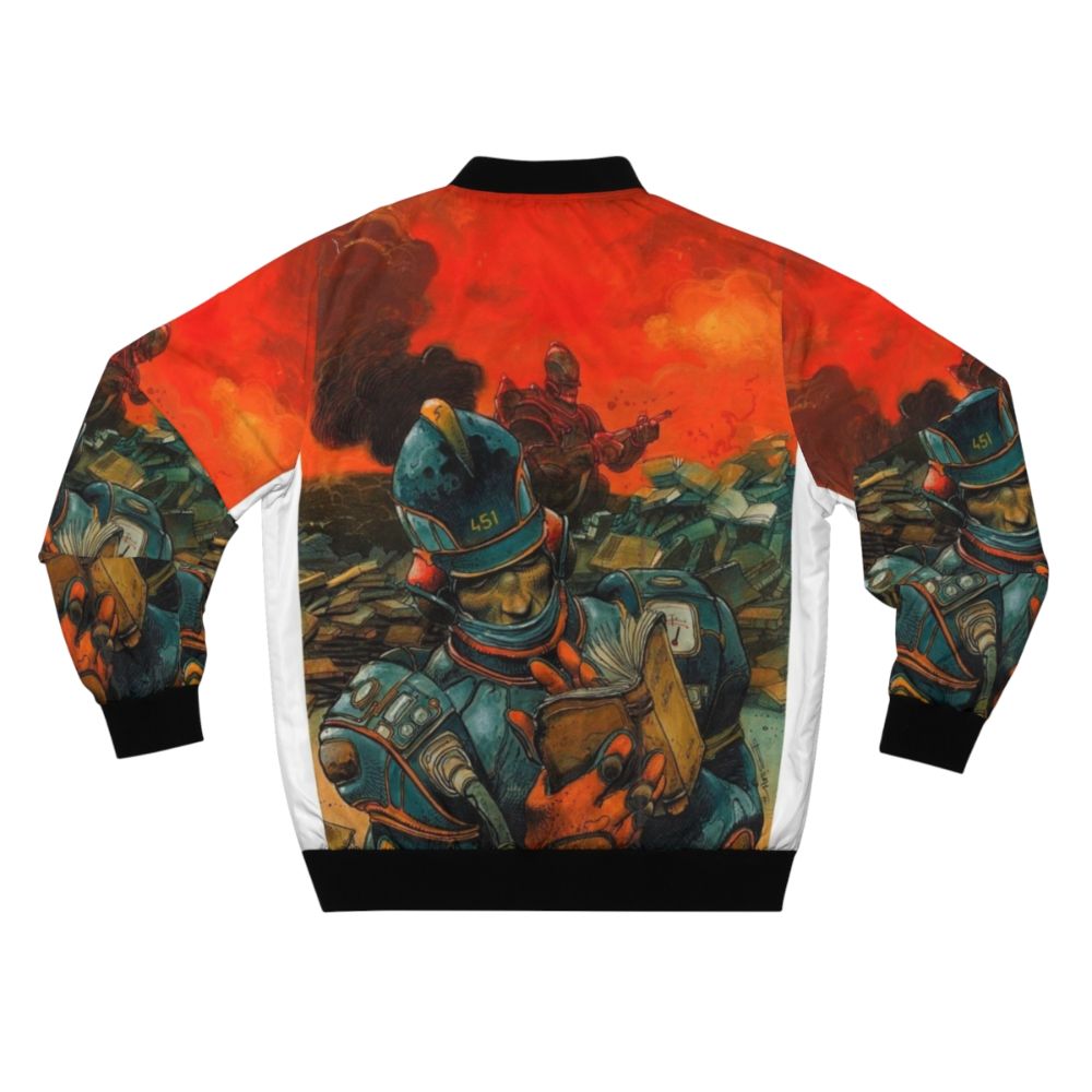 Enki Bilal-inspired French Art Bomber Jacket - Back