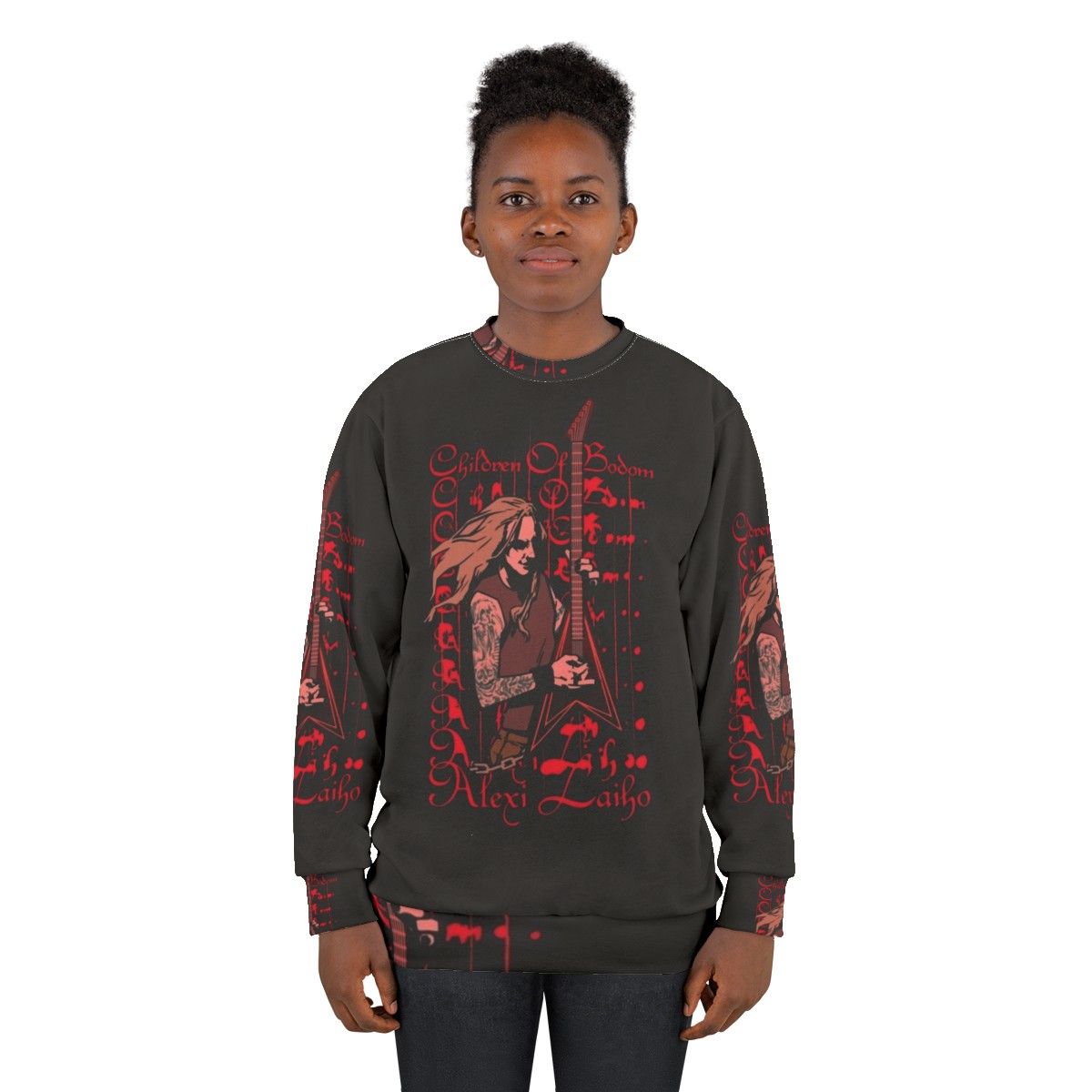 Alexi Laiho Children of Bodom Heavy Metal Sweatshirt - women