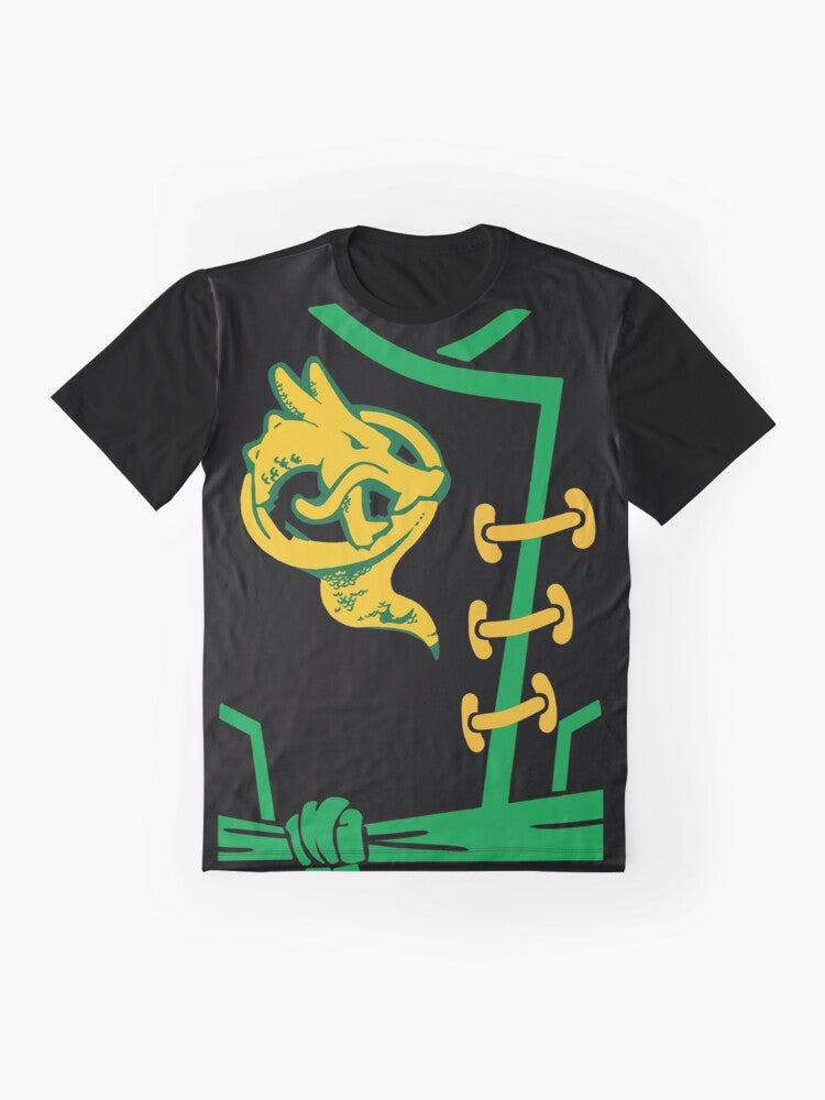 Ninjago Lloyd Garmadon graphic t-shirt featuring the character - Flat lay