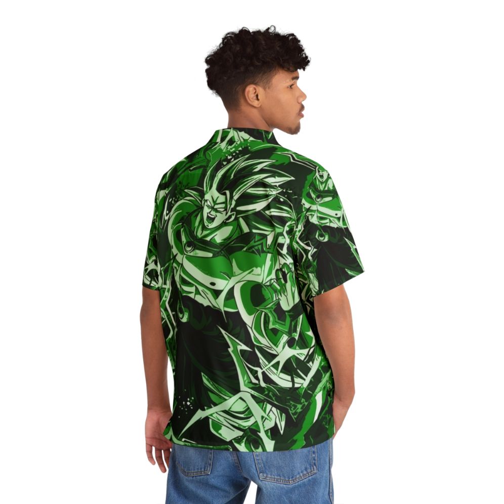 Broly Hawaiian Shirt with DBZ, Anime, Gaming and Manga Inspired Designs - People Back