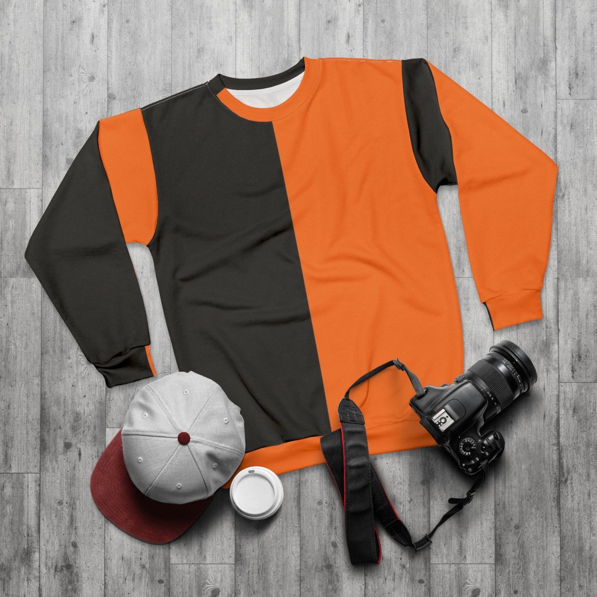 Deathstroke Supervillain Sweatshirt - flat lay