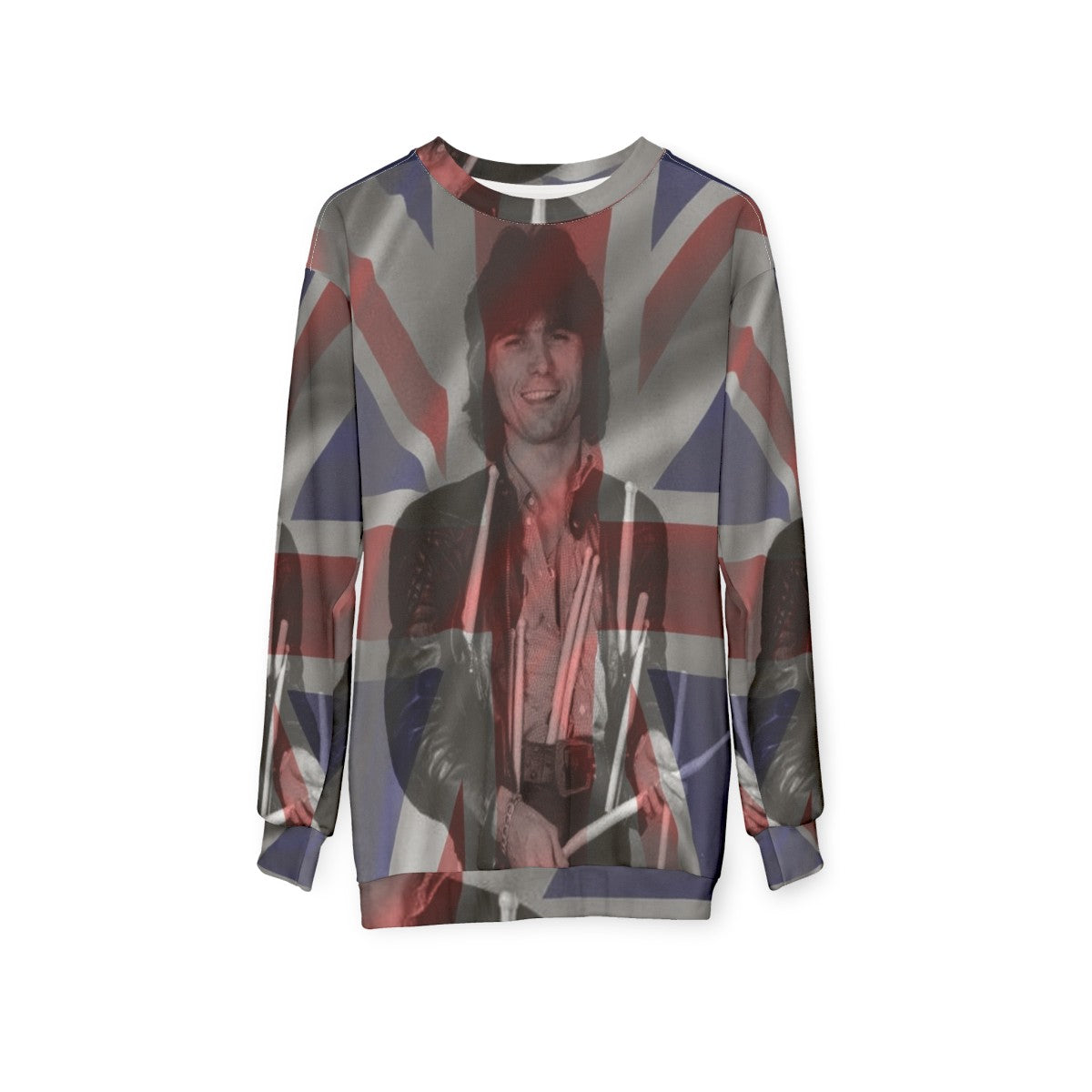 Cozy Powell Union Jack Sweatshirt - hanging