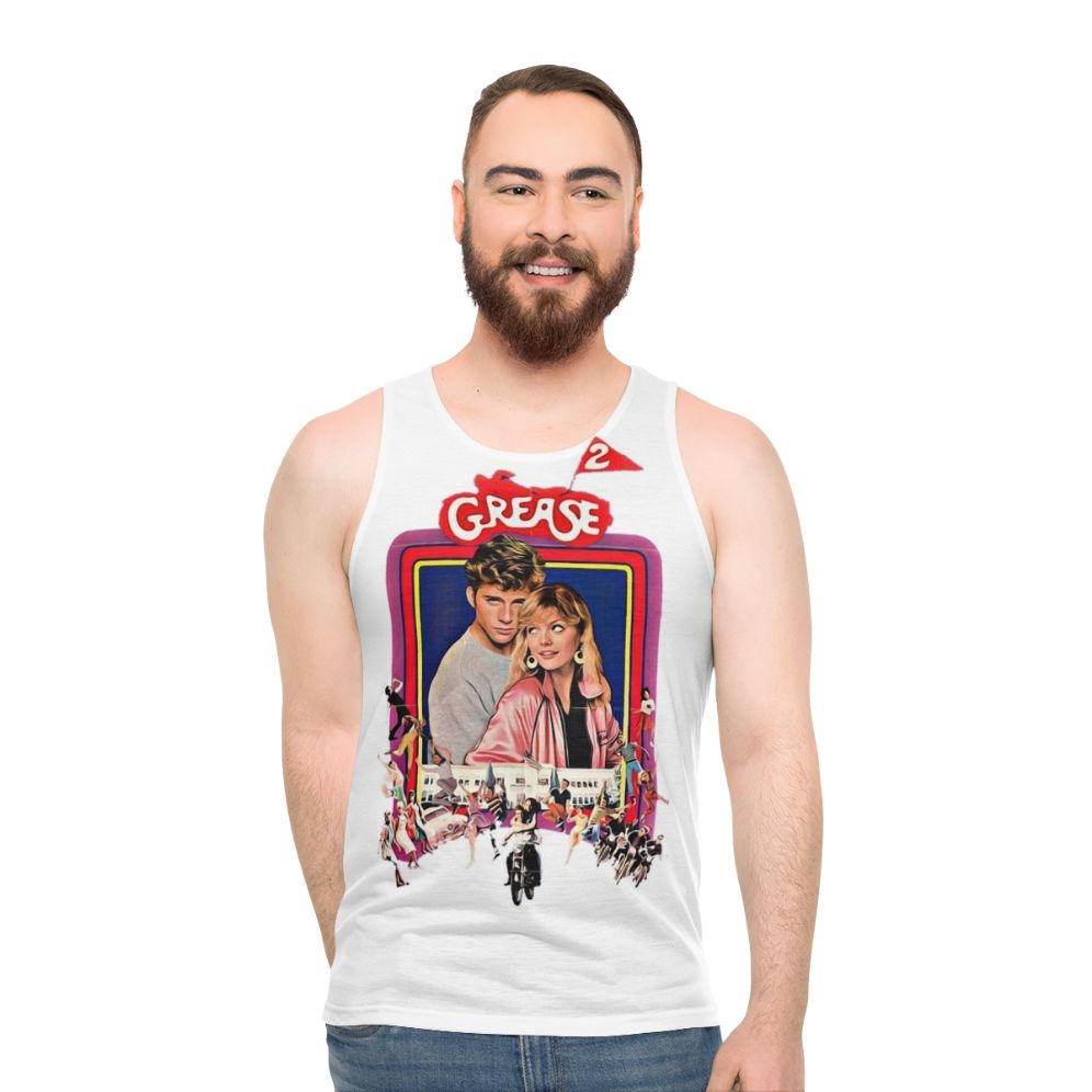 Grease 2 retro 80s unisex tank top - men