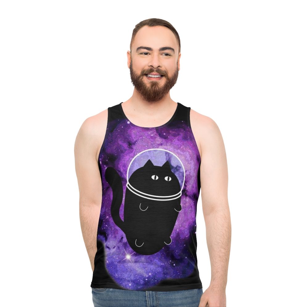 Cosmic Catronaut Unisex Tank Top - men