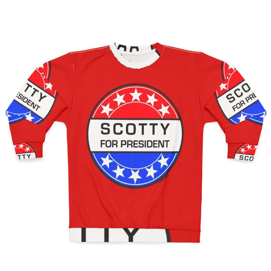 Scotty For President Sci-Fi Sweatshirt