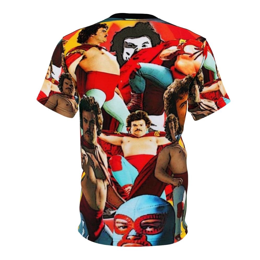 Nacho Libre Inspired Luchador Wrestling T-Shirt - Back