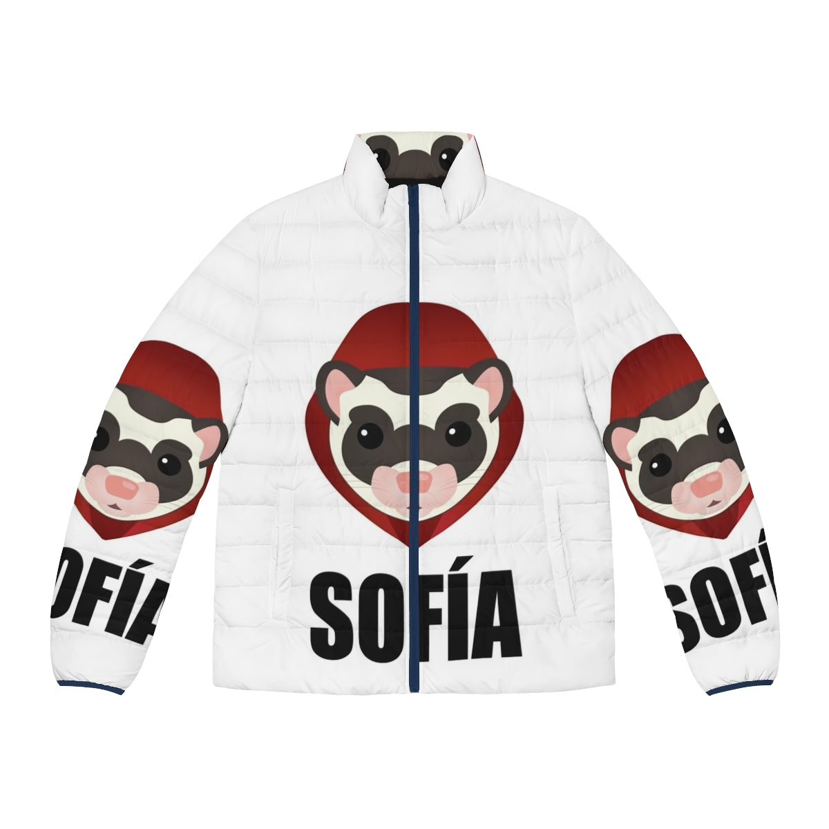 Money Heist La Casa De Papel Sofia Puffer Jacket