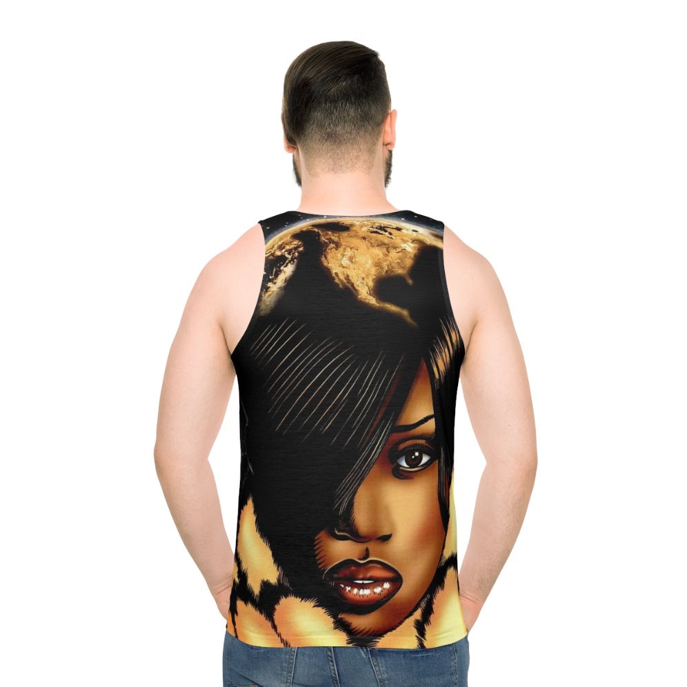 Missy Elliott 90s R&B Unisex Tank Top - men back