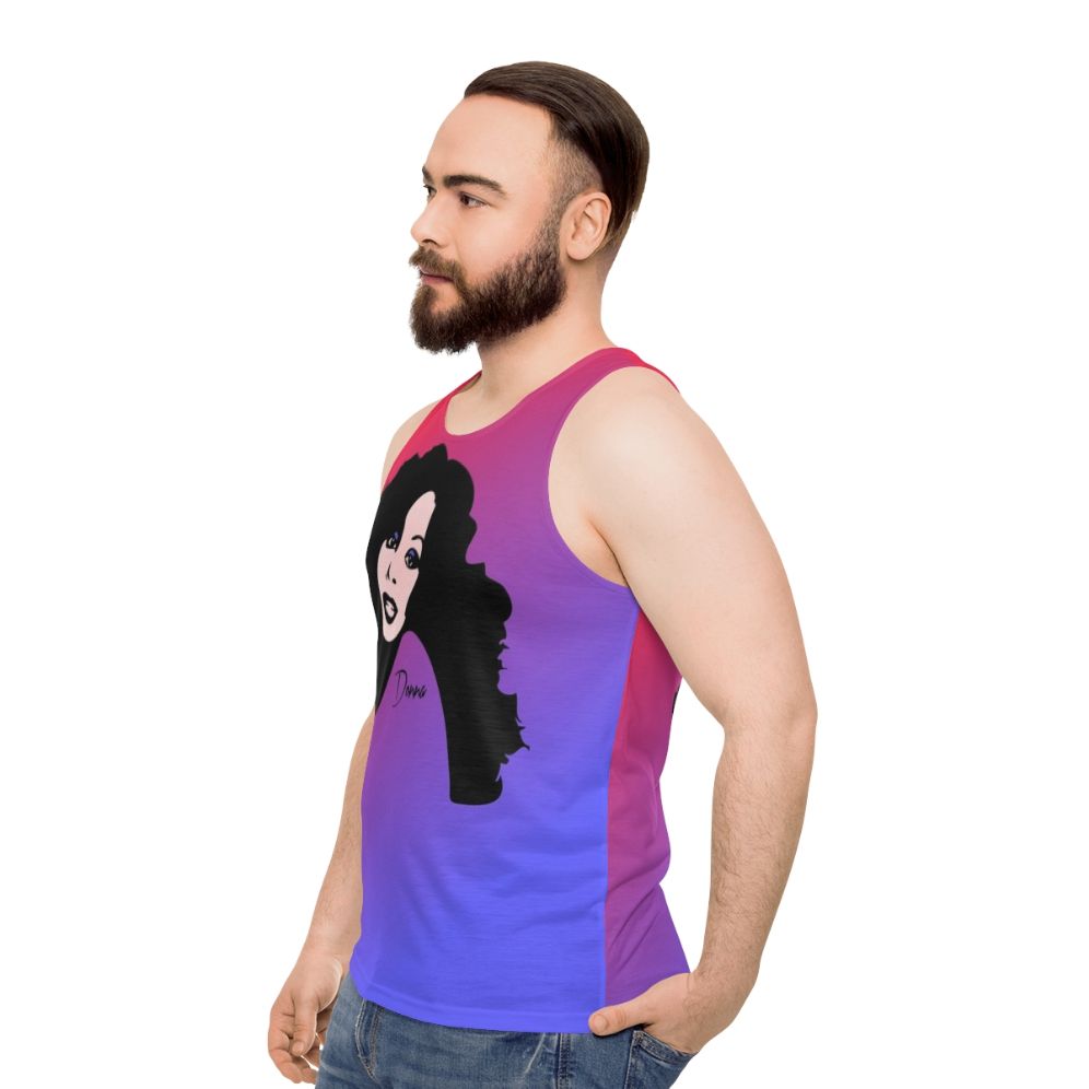 Donna Summer Pop Art Unisex Tank Top - men side